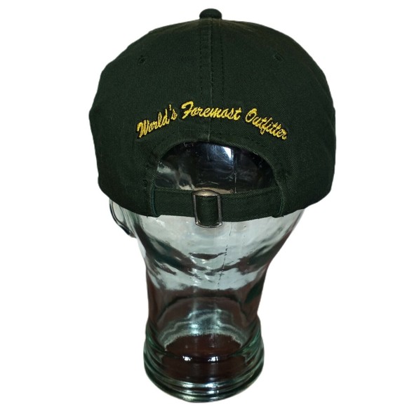 CABELA'S Hunter Green Baseball Cap Six Panel Hat Style With Brim Adjustable Back - Picture 4 of 6